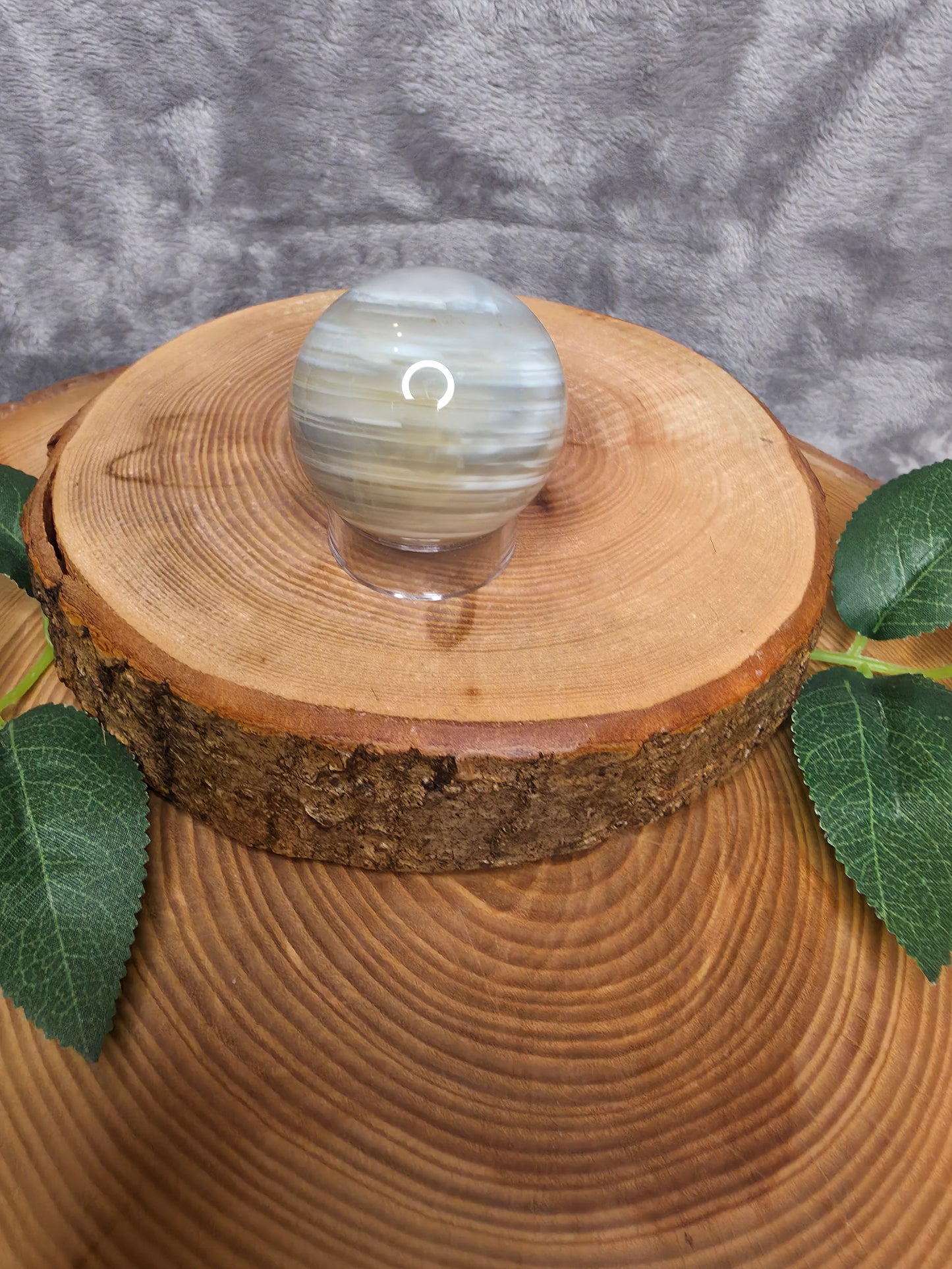 Achat Kugel gebändert (G26)