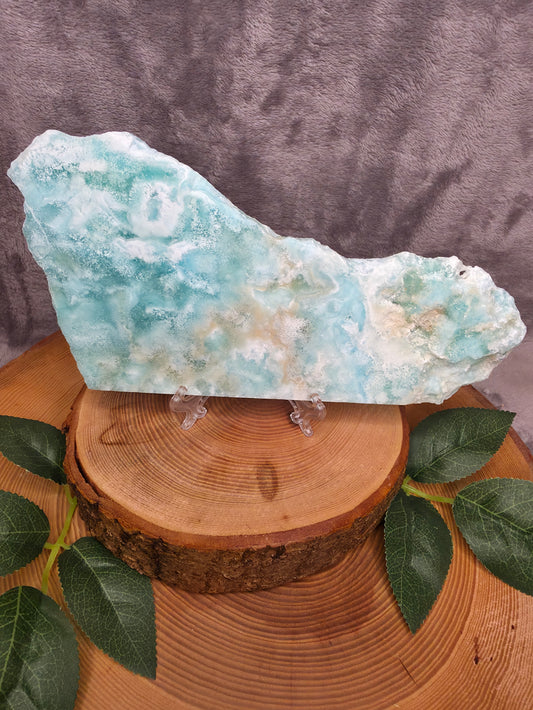 Karibischer Calcit/ Aragonit Scheibe (H24)