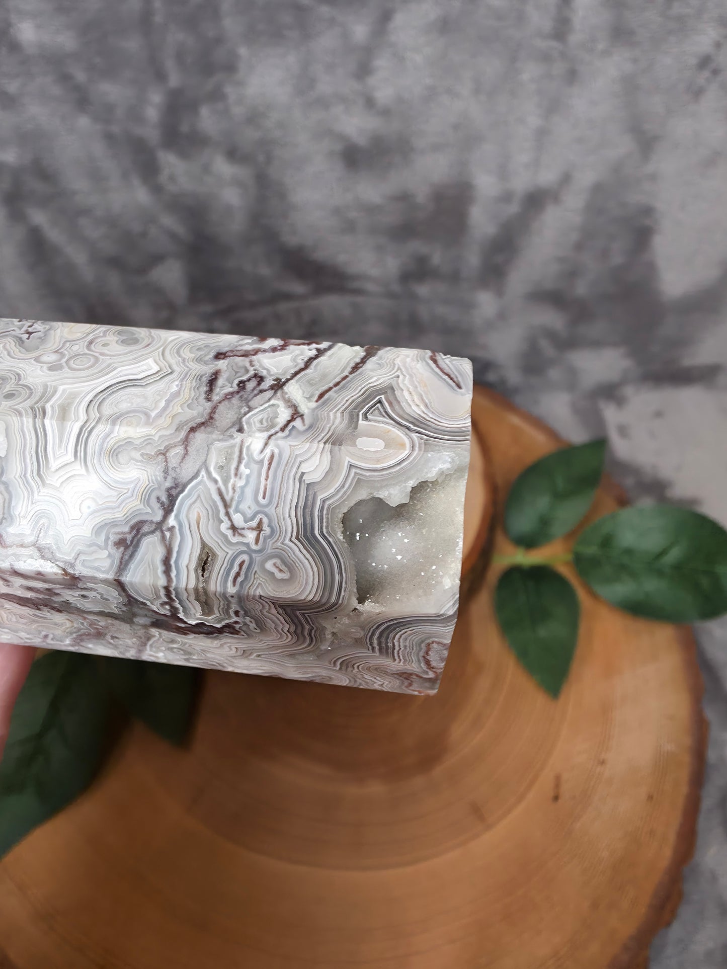 Mexikanischer Achat Turm (X42)