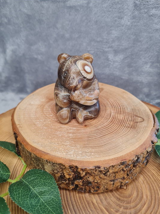 Schokoladen Calcit Panda (PA27)