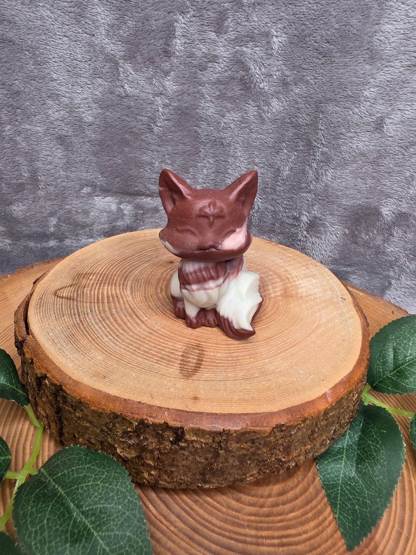 Schokoladenachat neunschwänziger Fuchs