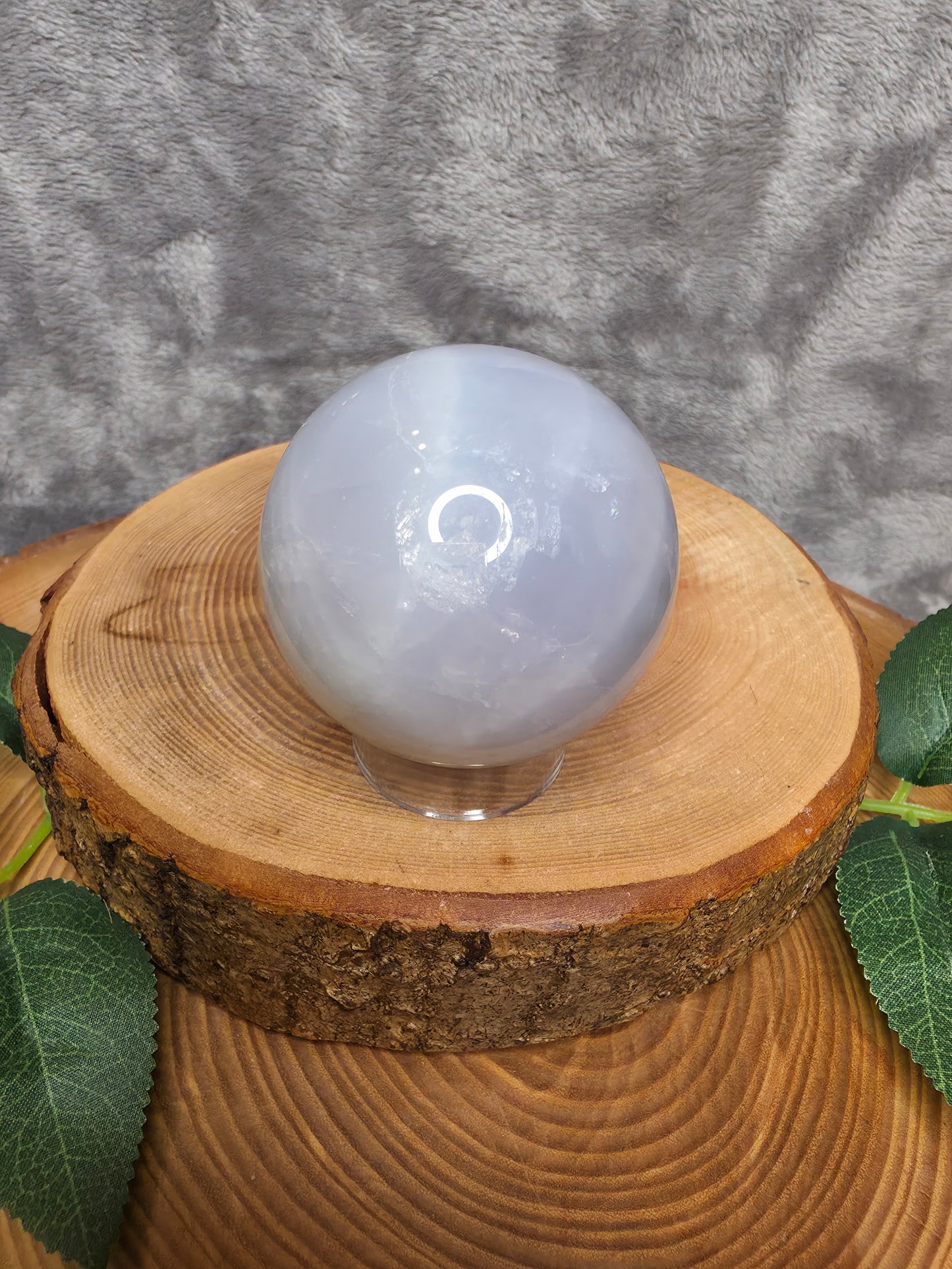 Blaue Rosenquarz Kugel (Q25)