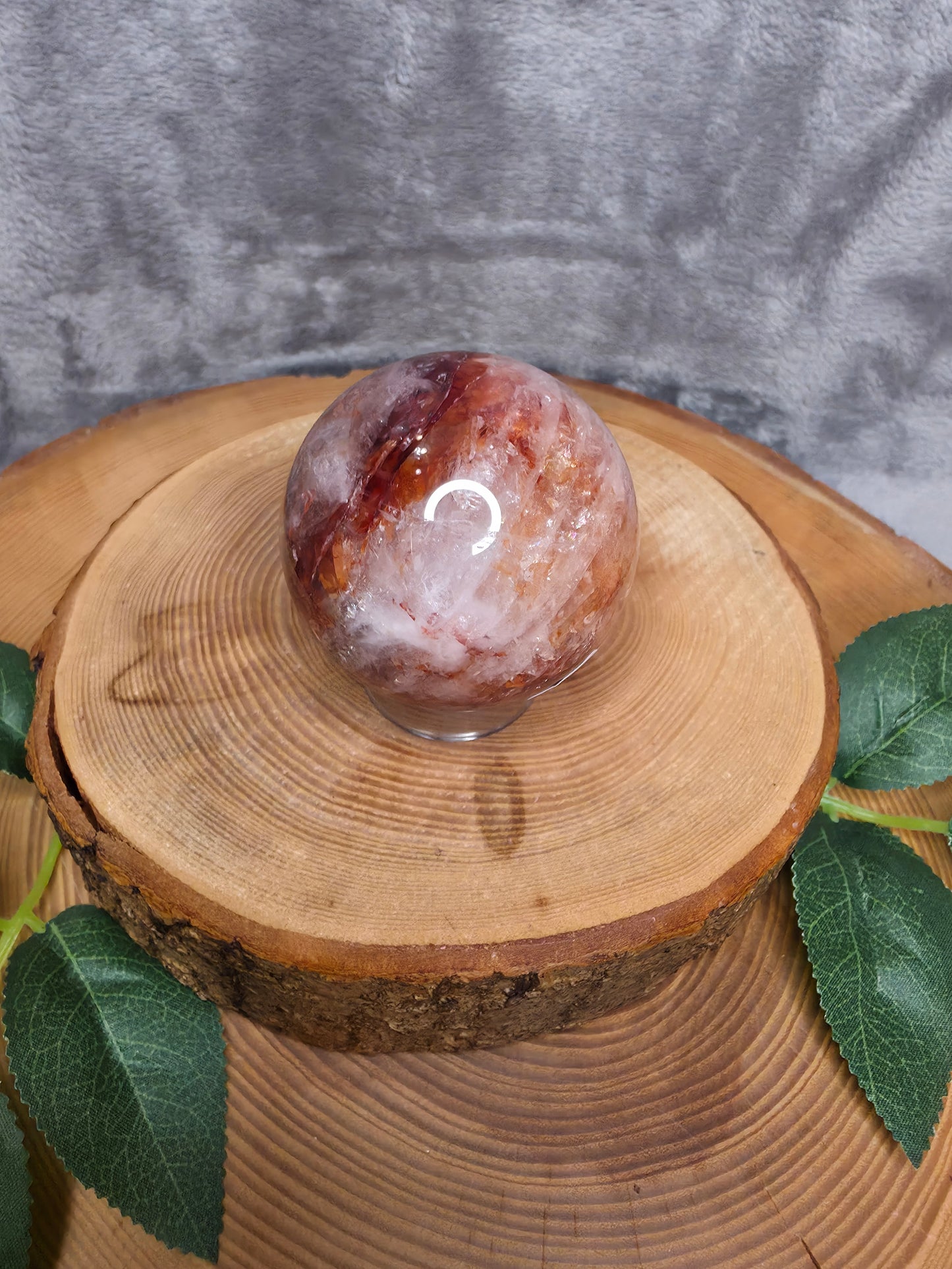 Feuerquarz Kugel (Q29)