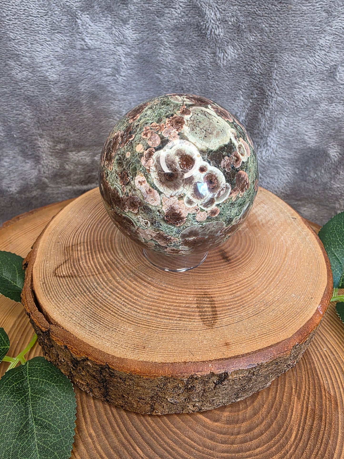 Russischer Blumenachat Kugel (C42)