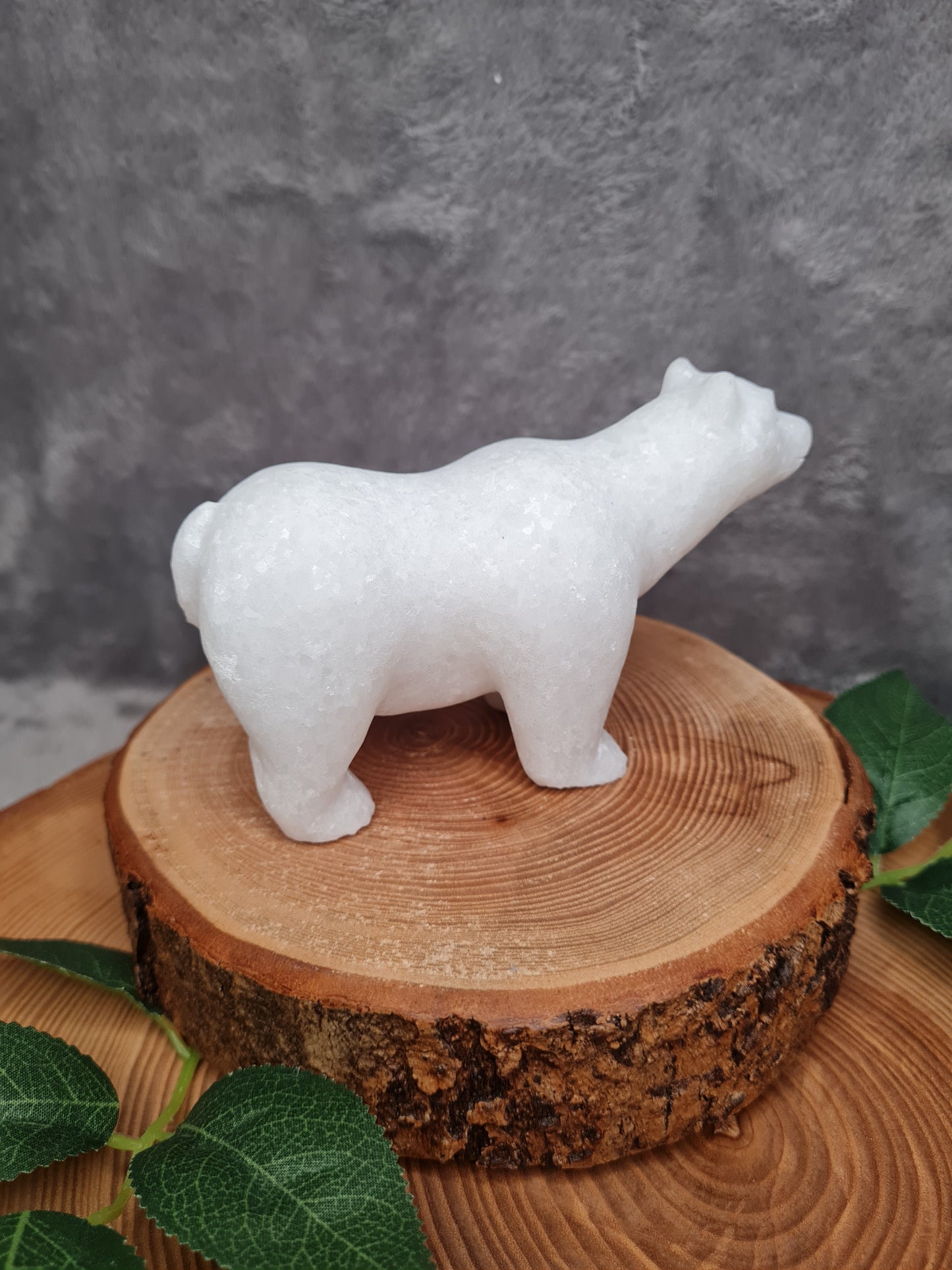 Weißer Jade Eisbär