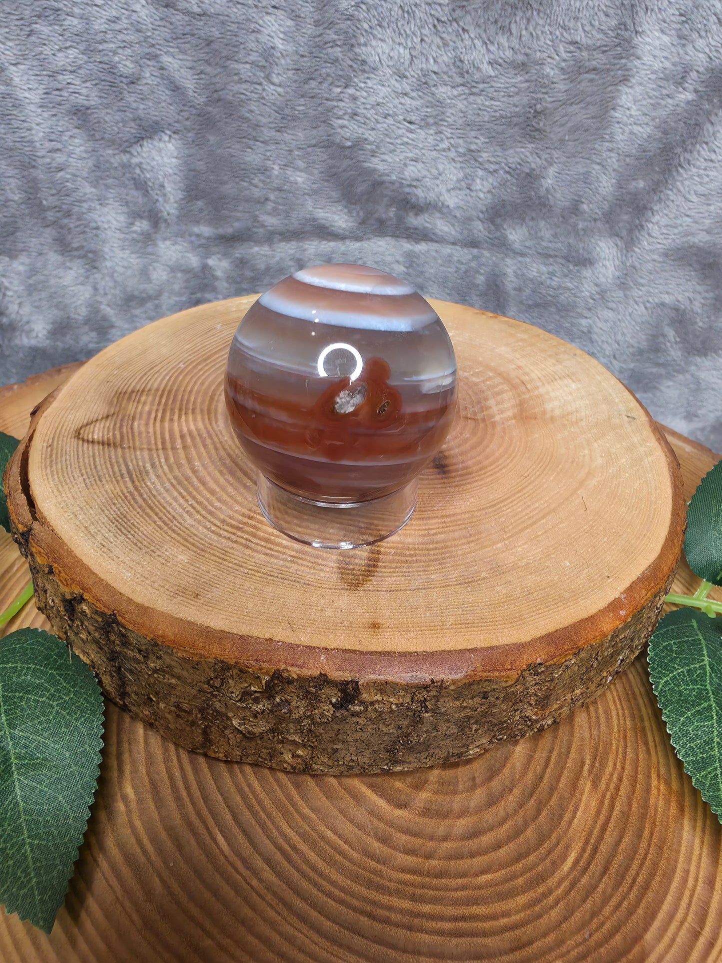 Achat Kugel gebändert (H24)