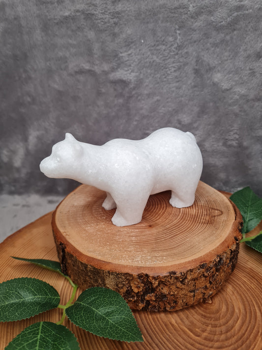 Weißer Jade Eisbär