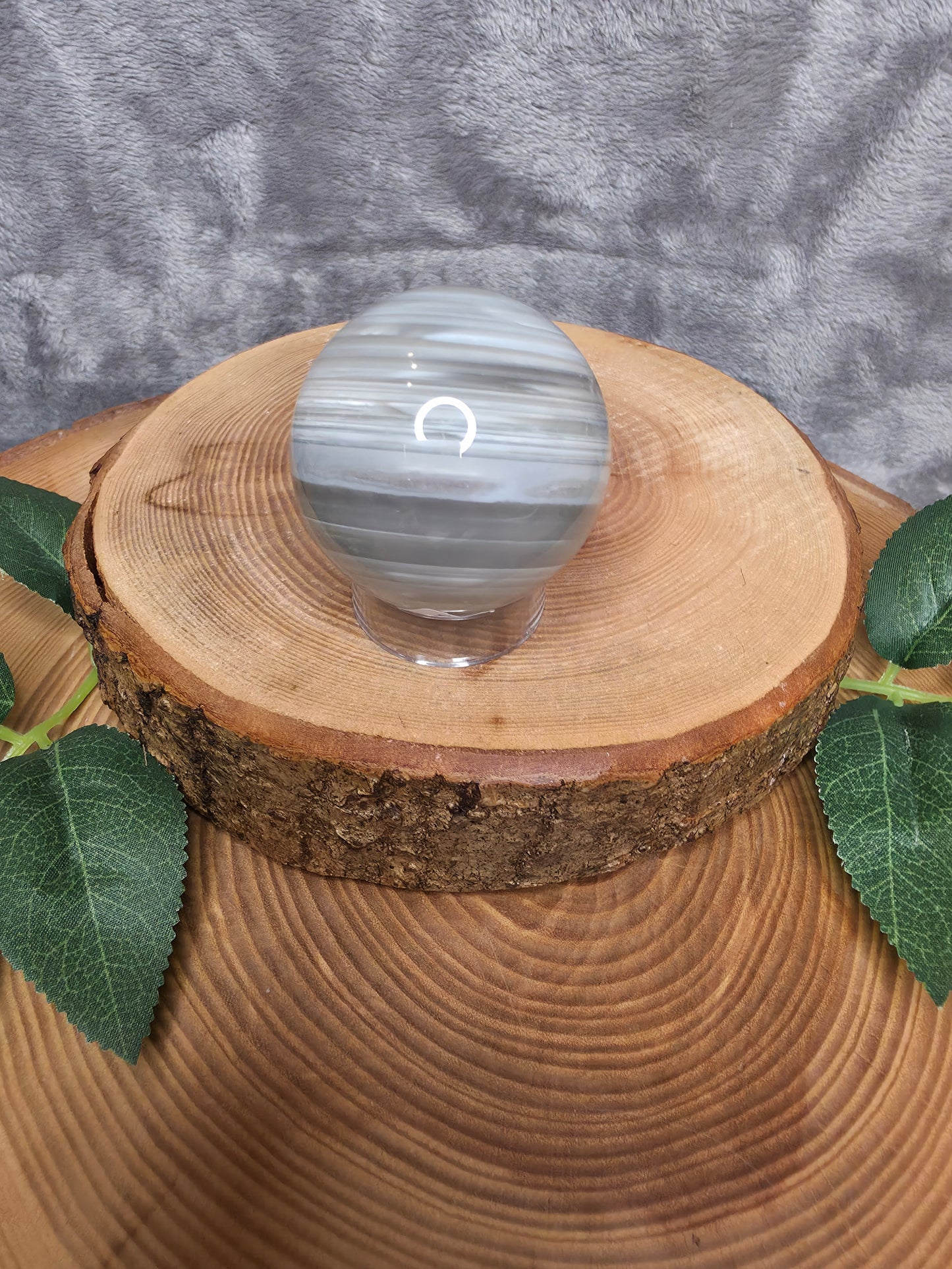 Achat Kugel gebändert (E33)