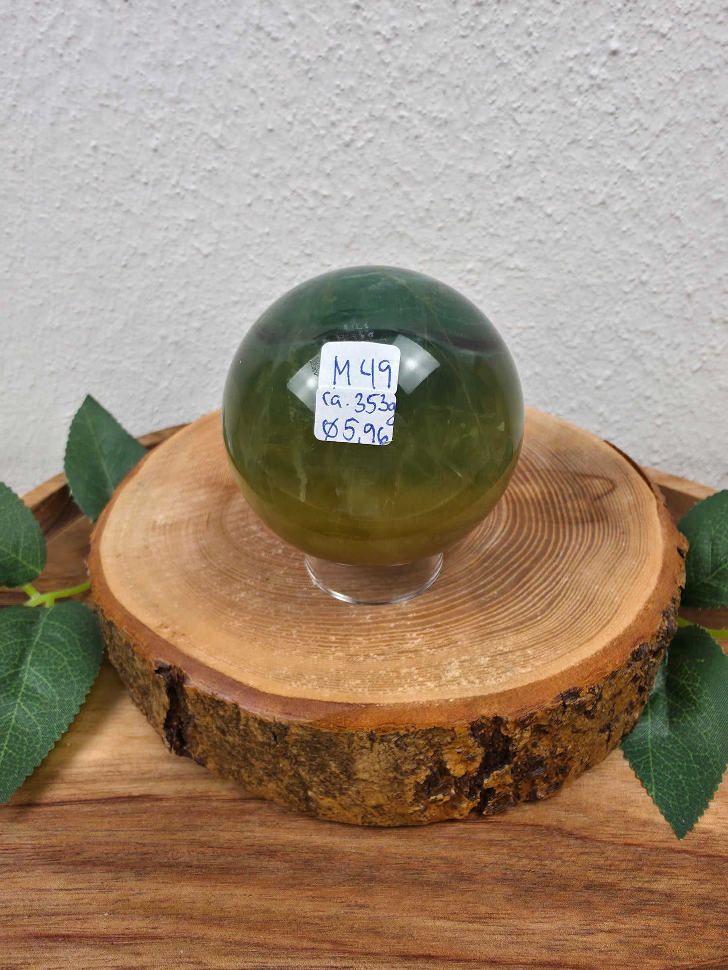 Fluorit (Mangofluorit) Kugel (M49)
