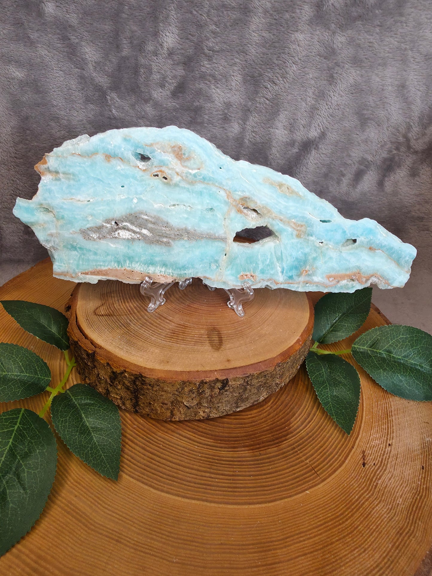 Karibischer Calcit/ Aragonit Scheibe (G30)