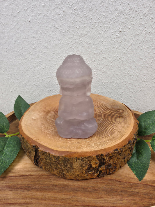 Fluorit (Lavendelfluorit) Buddha (D23)