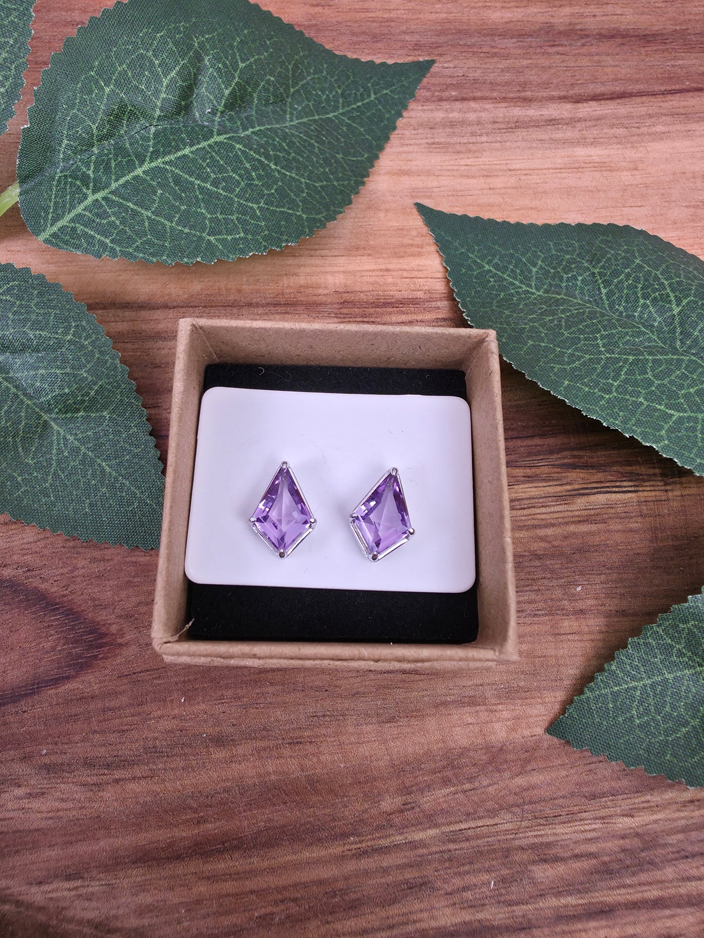 Amethyst Ohrringe Silber (M55)