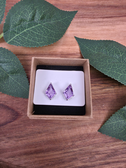 Amethyst Ohrringe Silber (M55)