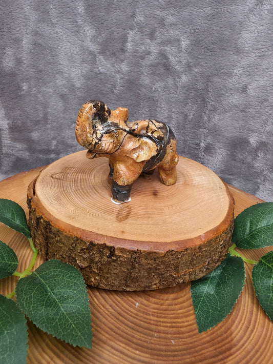 Bilderjaspis Elefant (JA24)