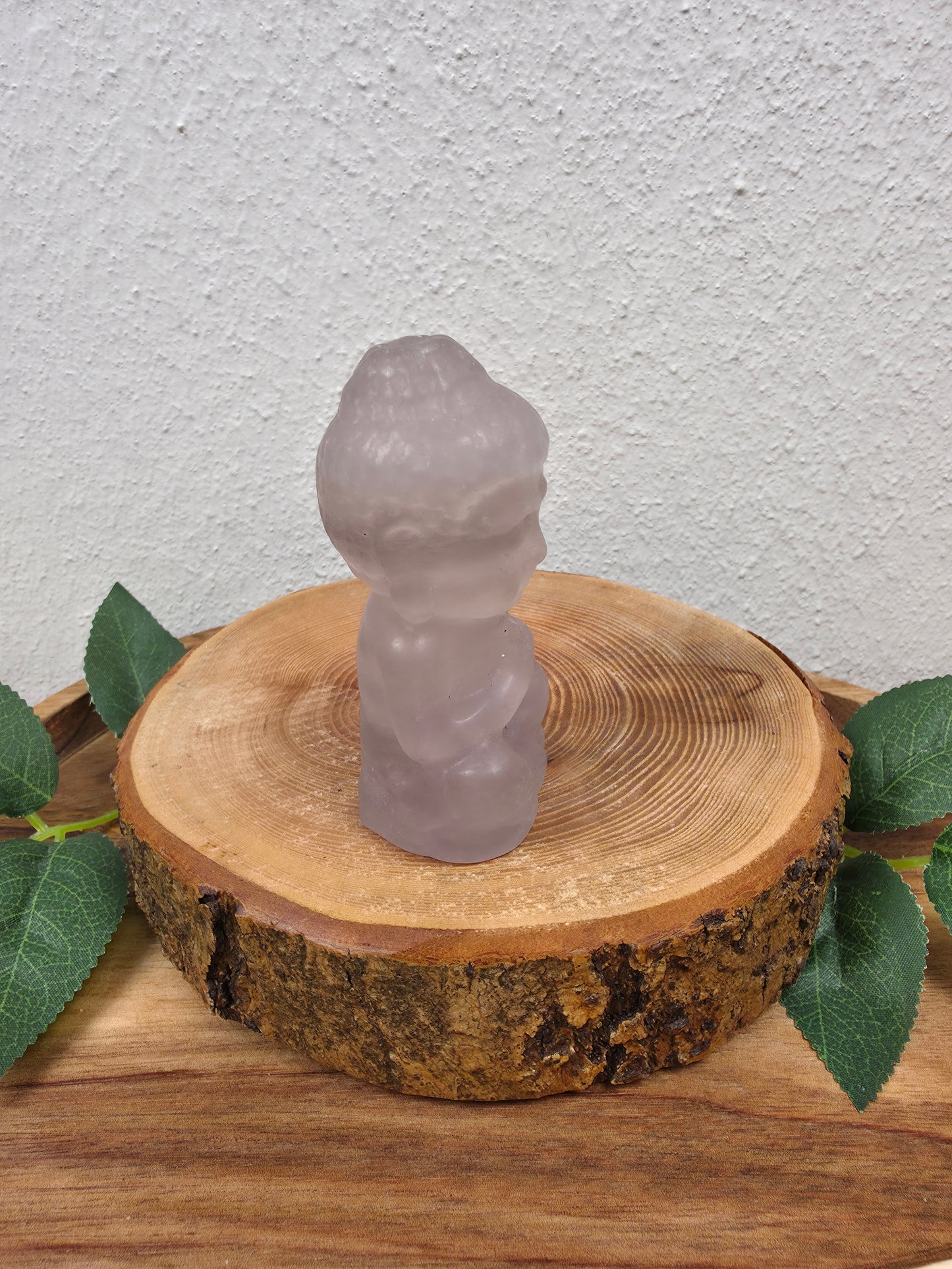 Fluorit (Lavendelfluorit) Buddha (D23)