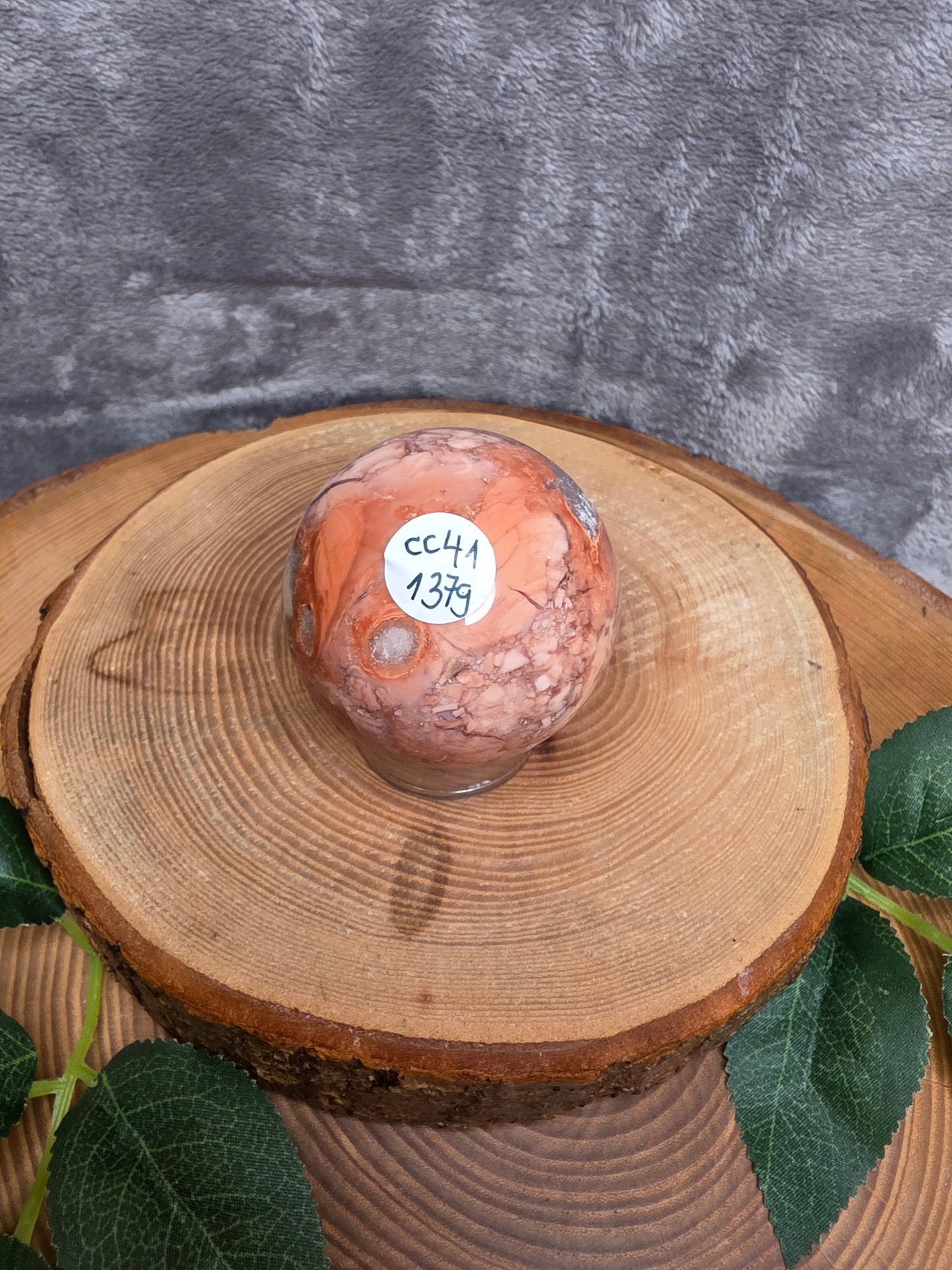 Cotton Candy Achat Kugel (CC41)