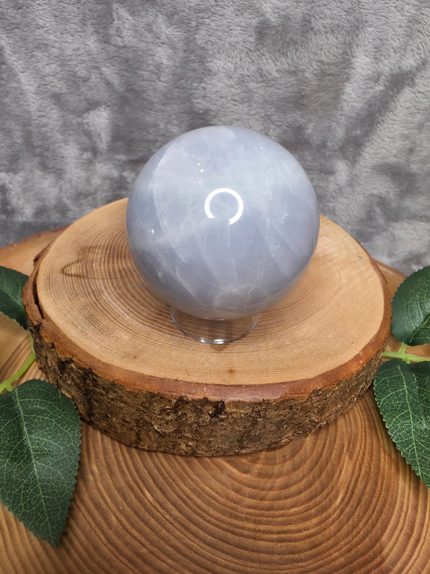 Blaue Rosenquarz Kugel (S33)