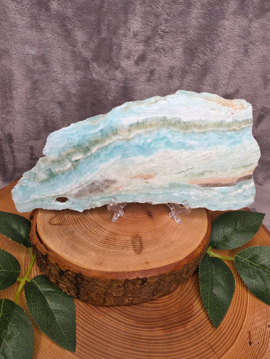 Karibischer Calcit/ Aragonit Scheibe (G33)