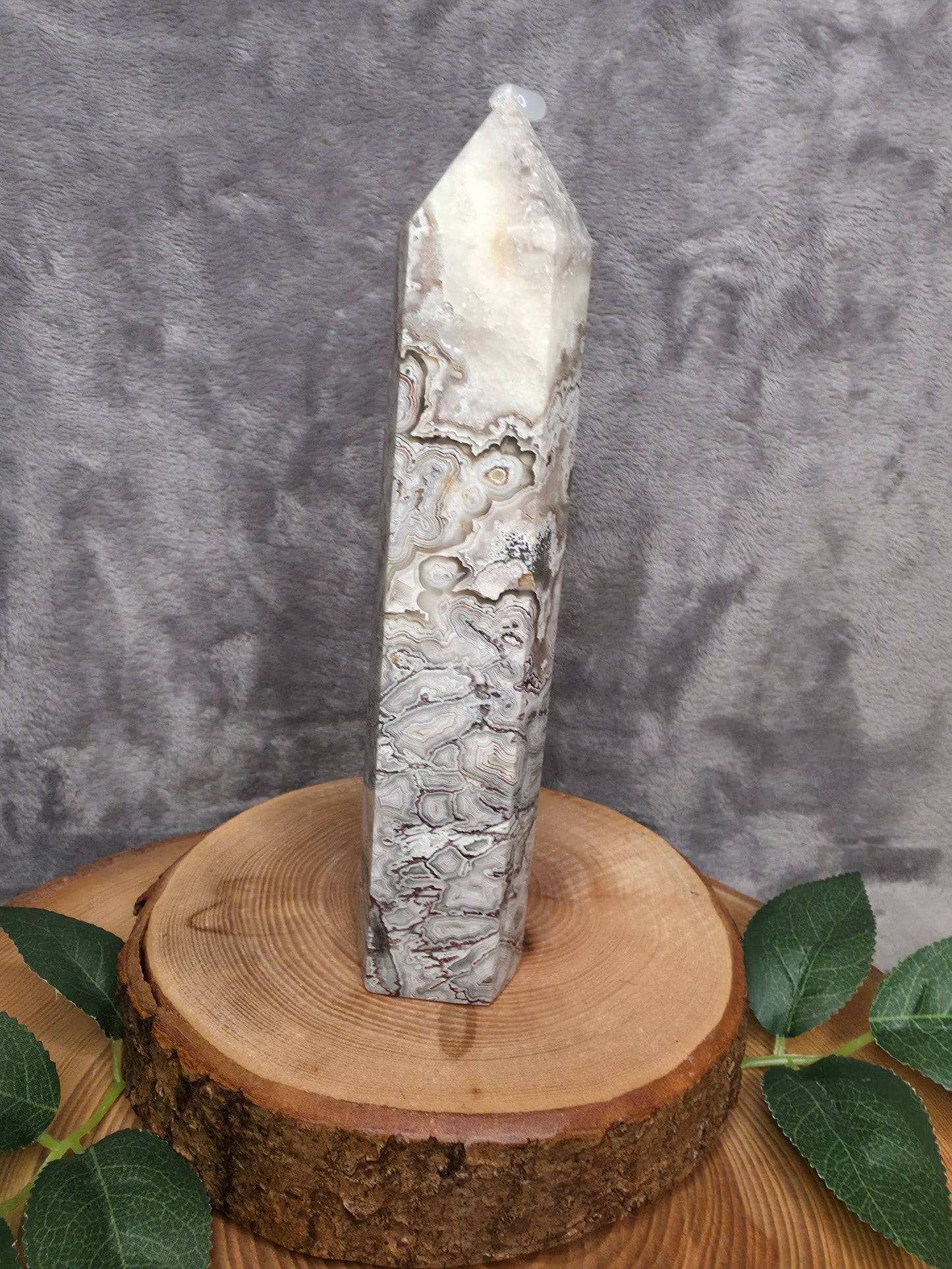 Mexikanischer Achat Turm (X42)