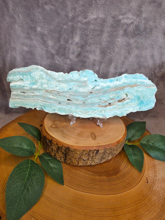 Karibischer Calcit/ Aragonit Scheibe (C31)