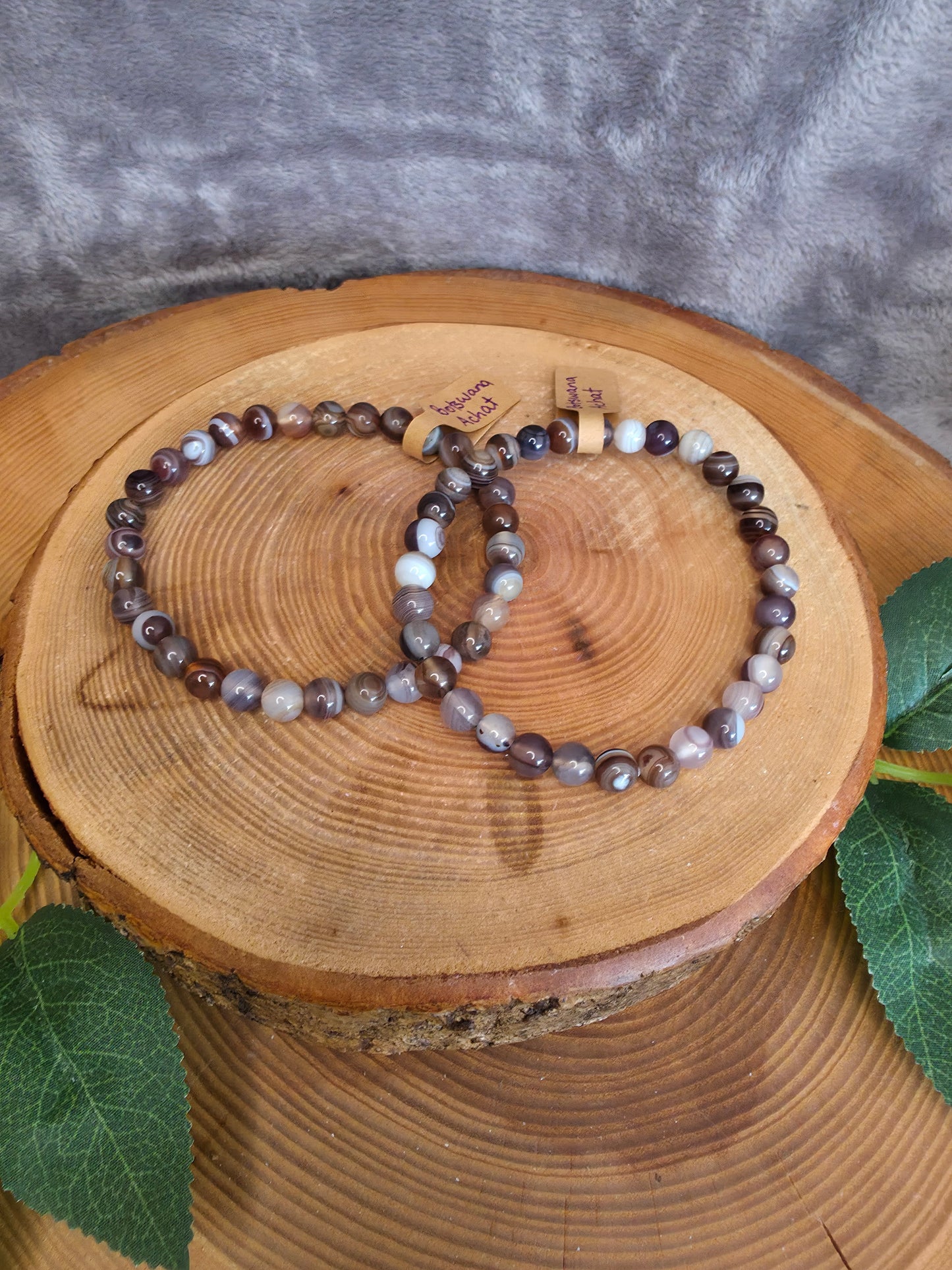 Botswana Achat Kugelarmband