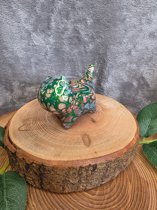 Sandelholzkatze mit Resin-Farbe (G23)