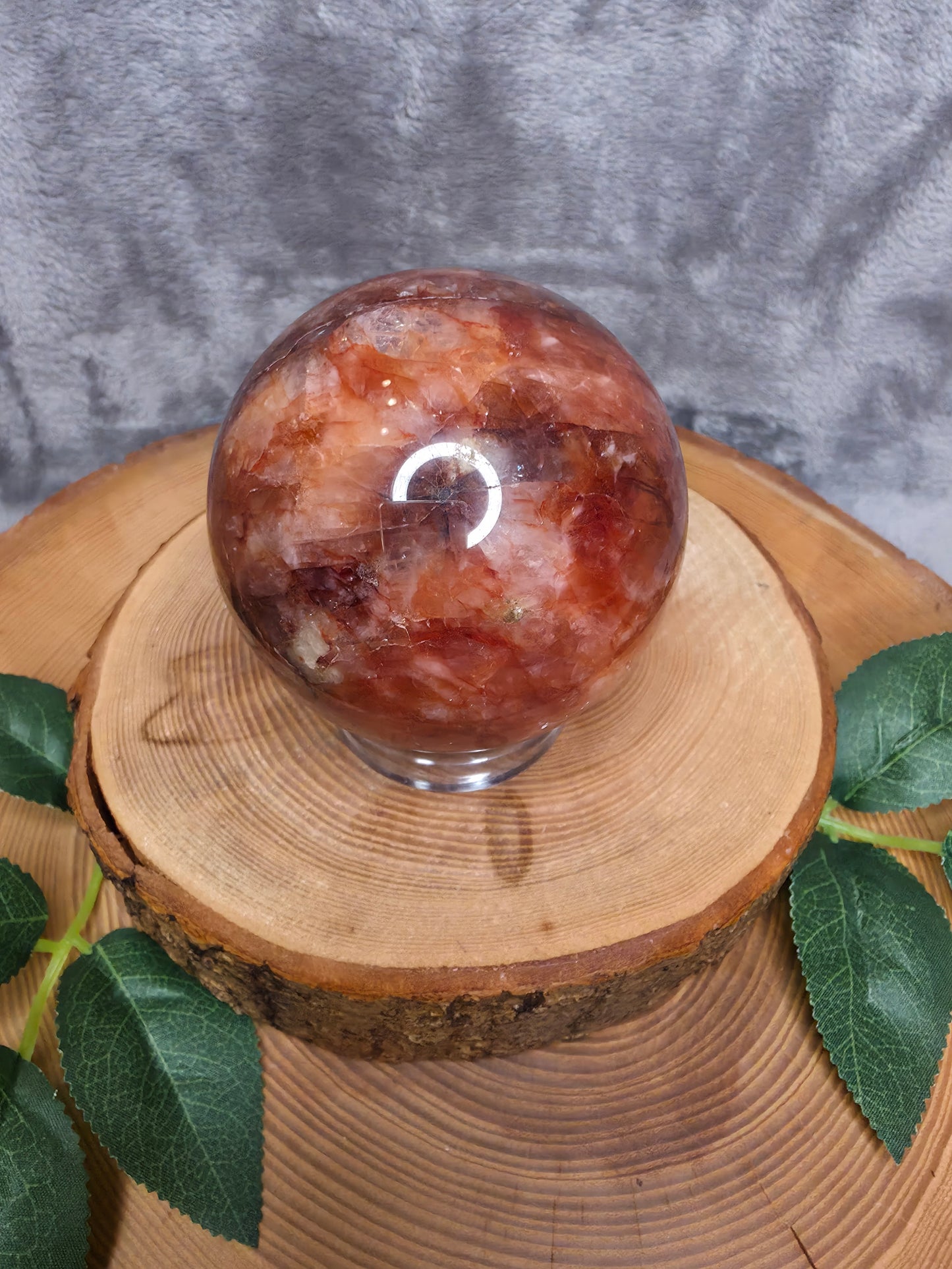 Feuerquarz Kugel (R49)