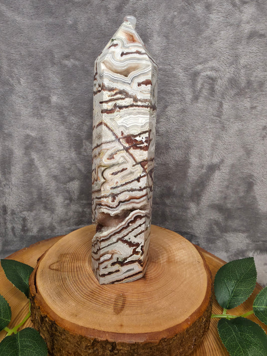 Mexikanischer Achat Turm (M58)