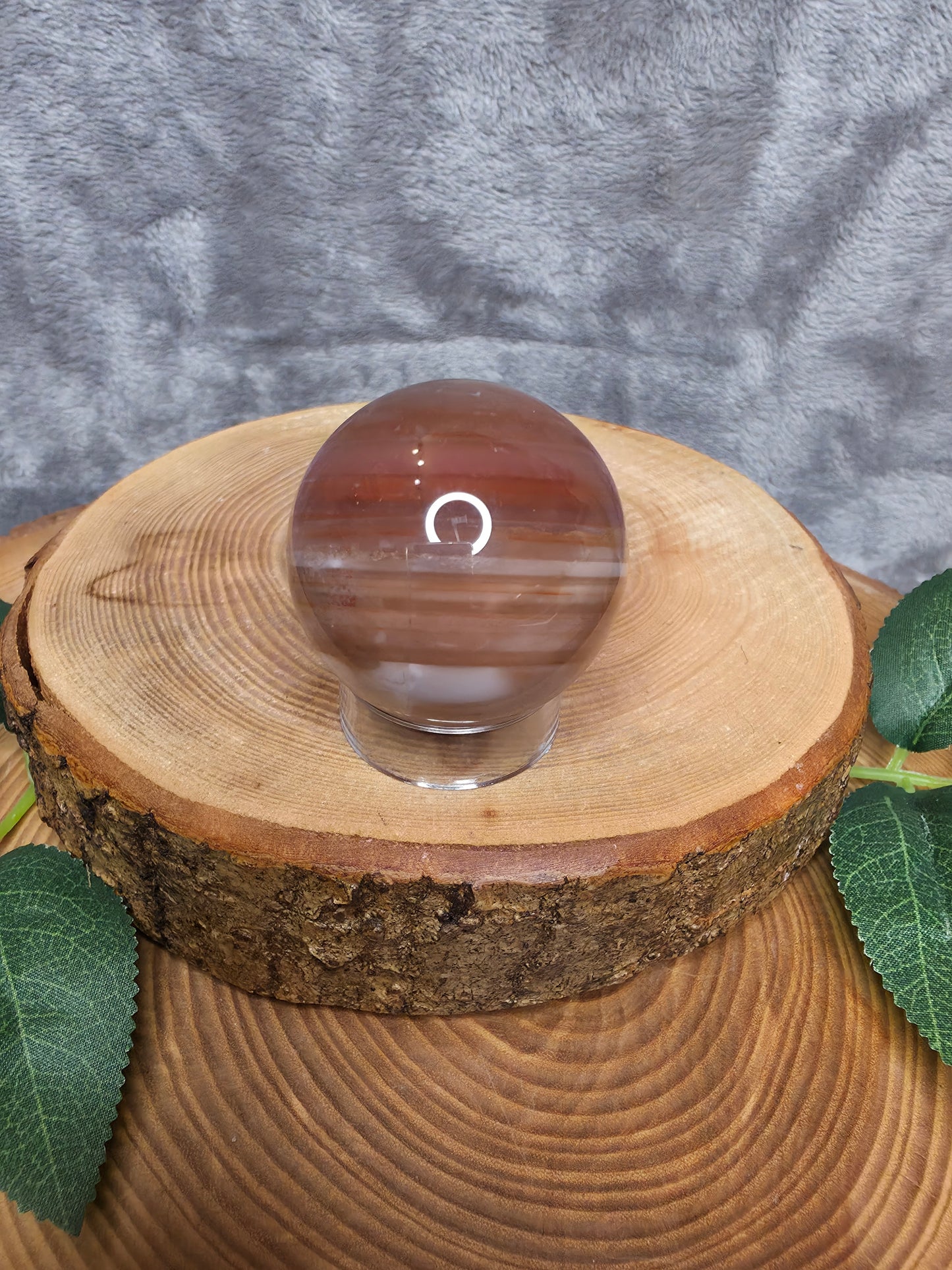 Achat Kugel gebändert (F27)