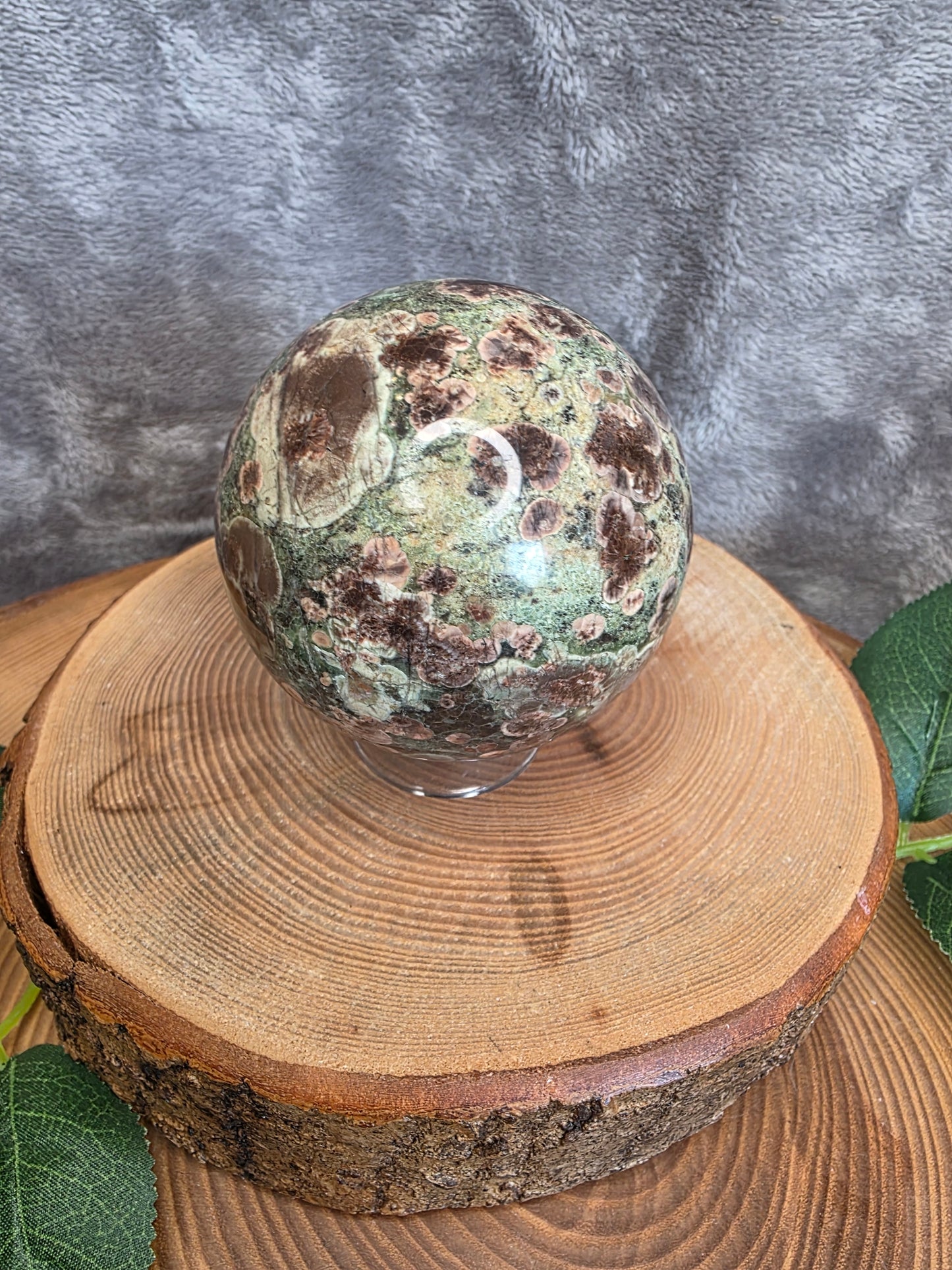 Russischer Blumenachat Kugel (C42)