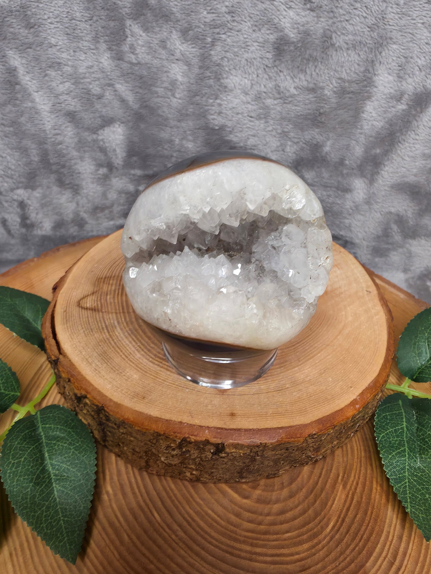 Achat Kugel mit Druse (D53)