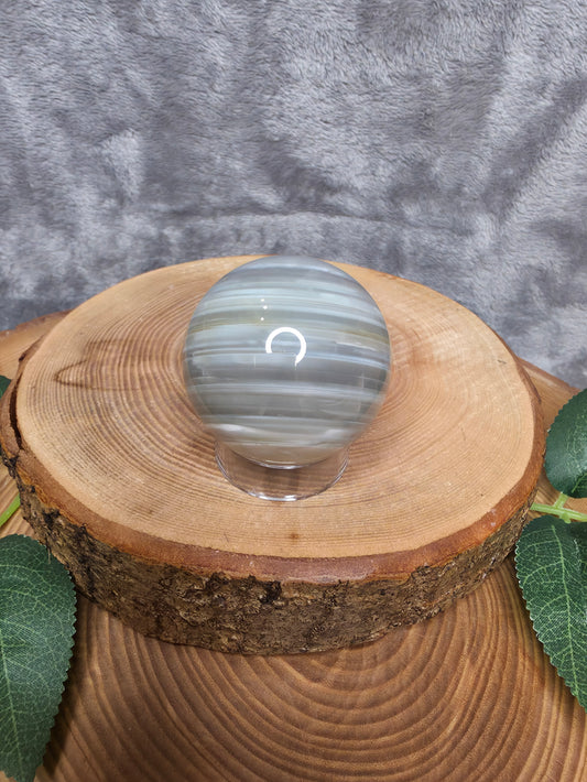 Achat Kugel gebändert (D27)