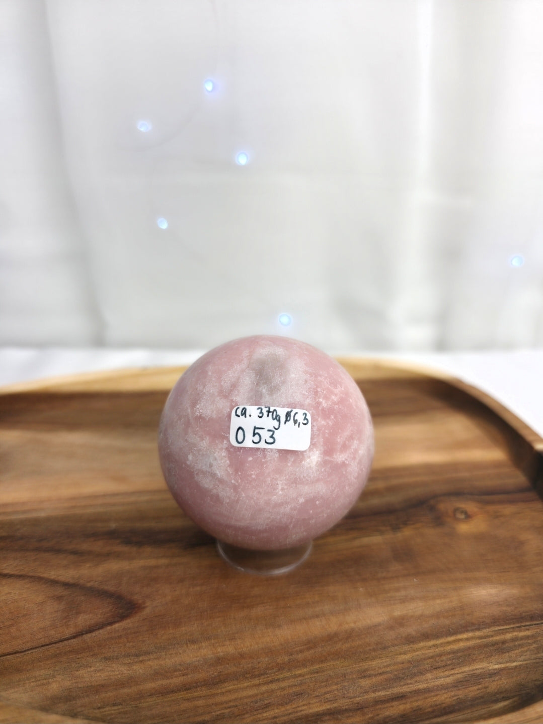 Pinke Andenopal Kugel (O53)