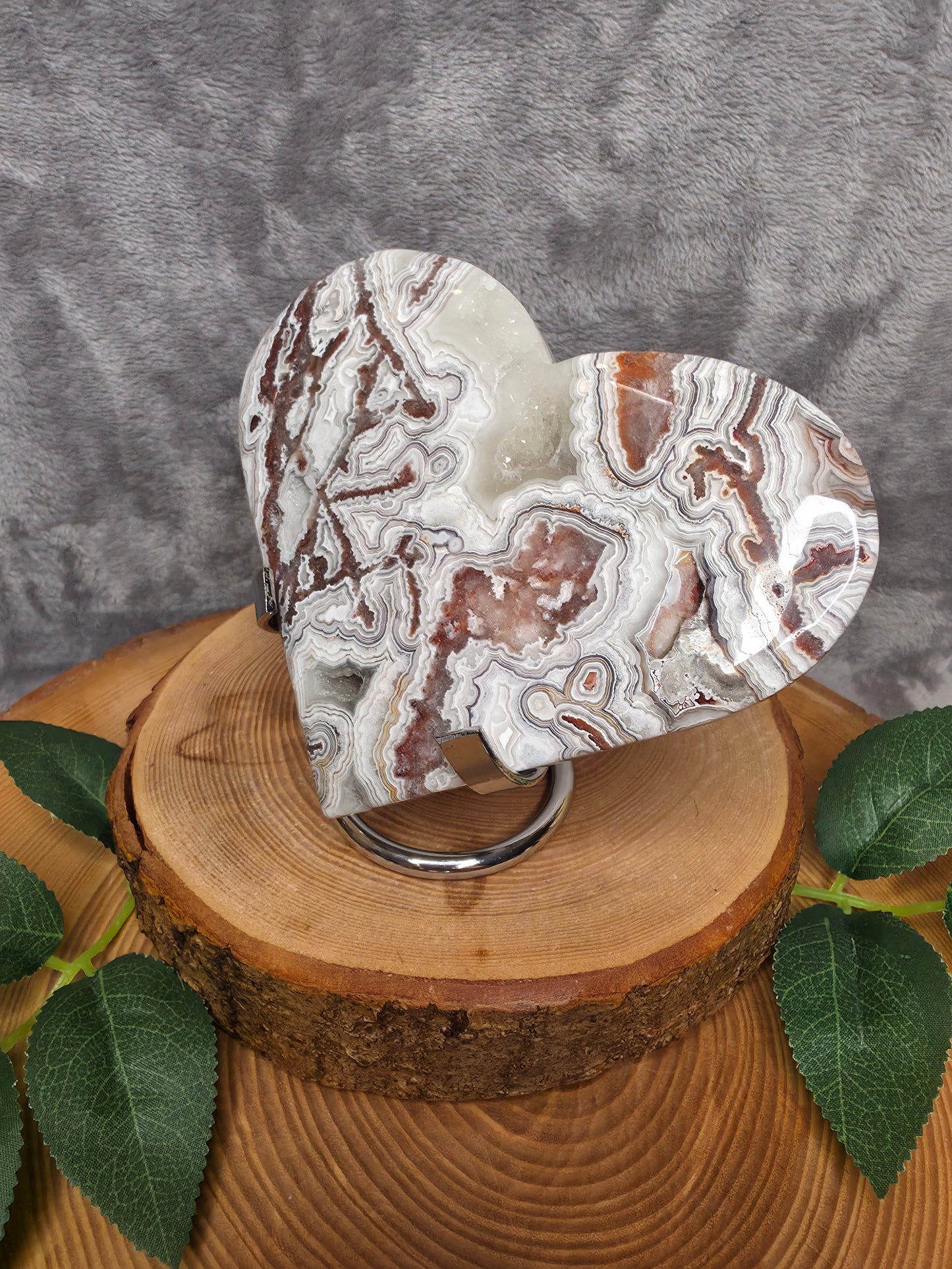 Mexikanischer Achat Herz (X32)