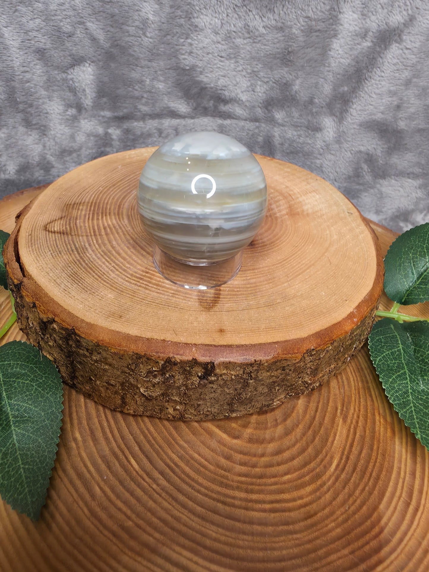 Achat Kugel gebändert (G26)