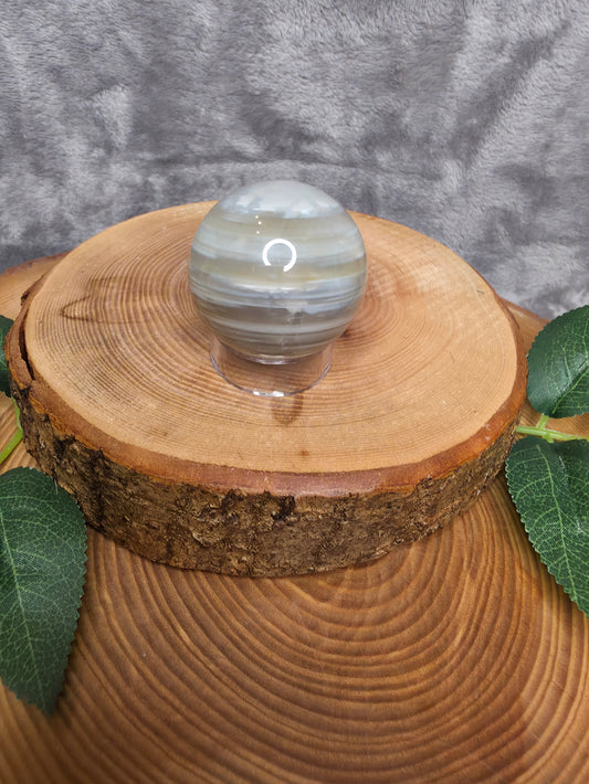 Achat Kugel gebändert (G26)