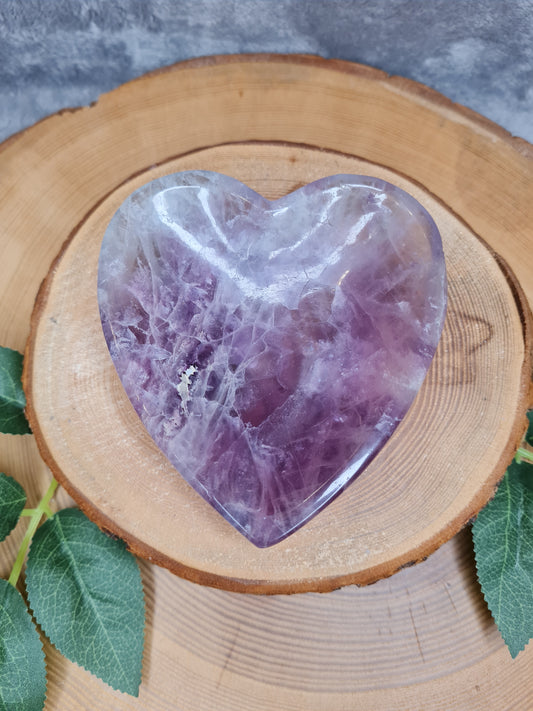 Fluorit Herzschale (HE25)