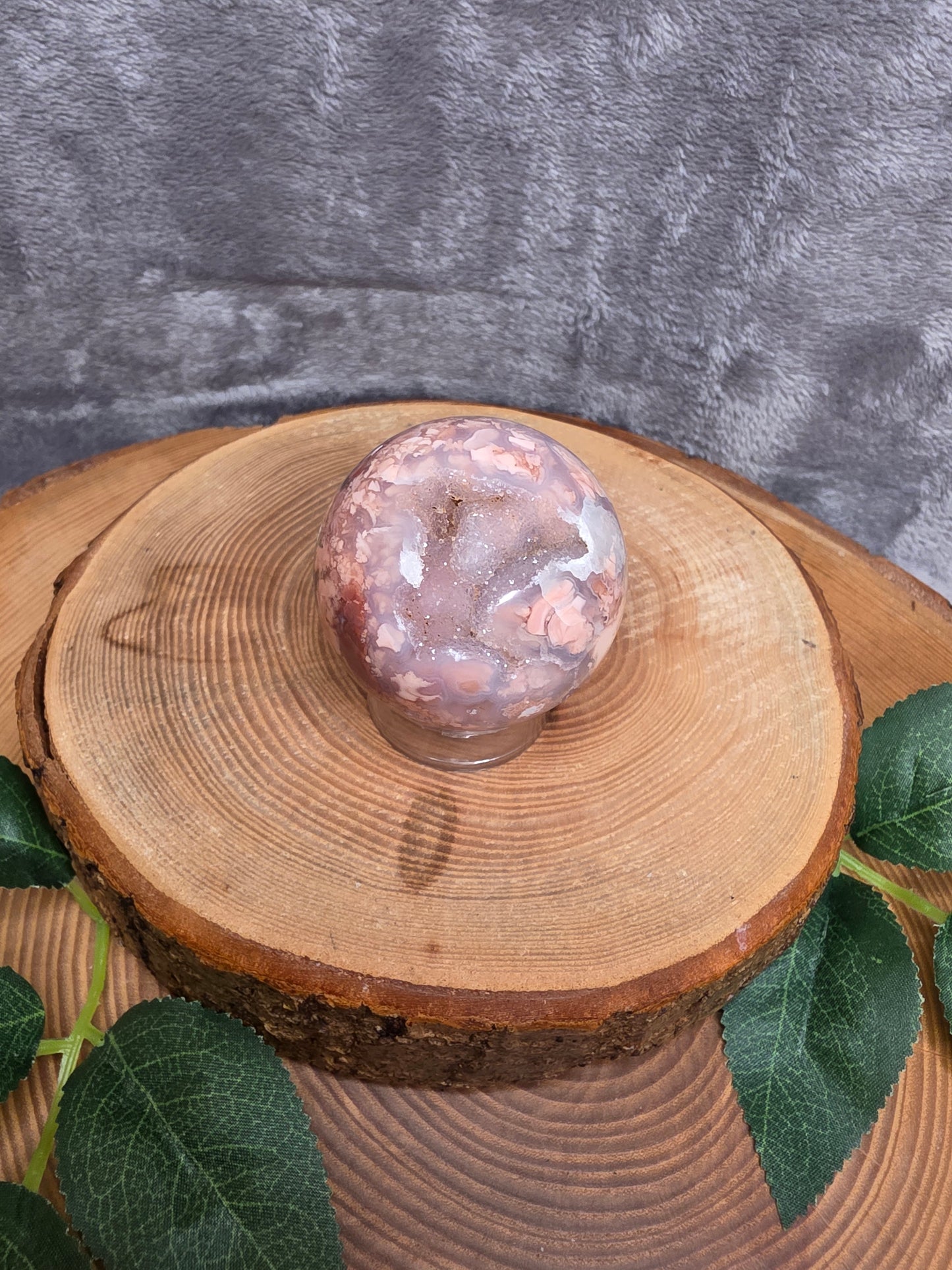 Cotton Candy Achat Kugel (CI37)