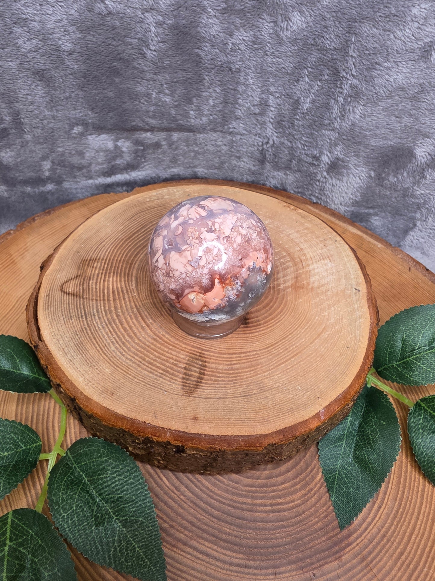 Cotton Candy Achat Kugel (CI37)