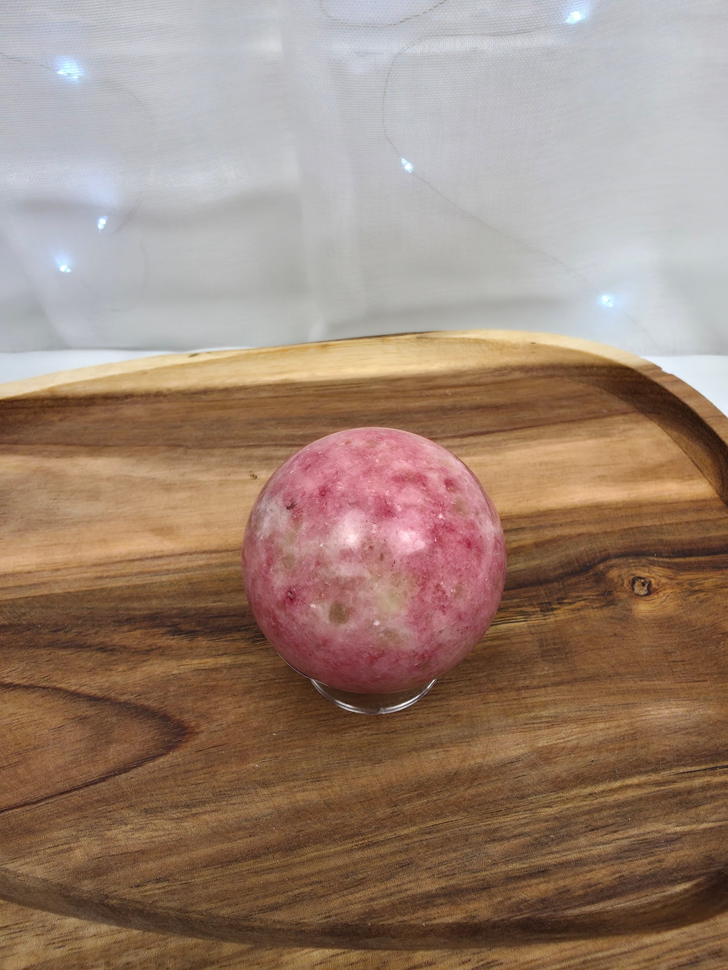 Pinke Zoisit Kugel (Z23)